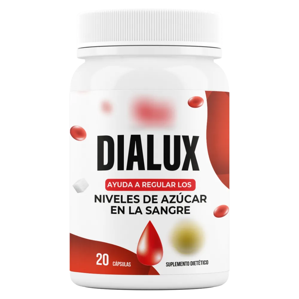 Frasco de Dialux, 20 cápsulas